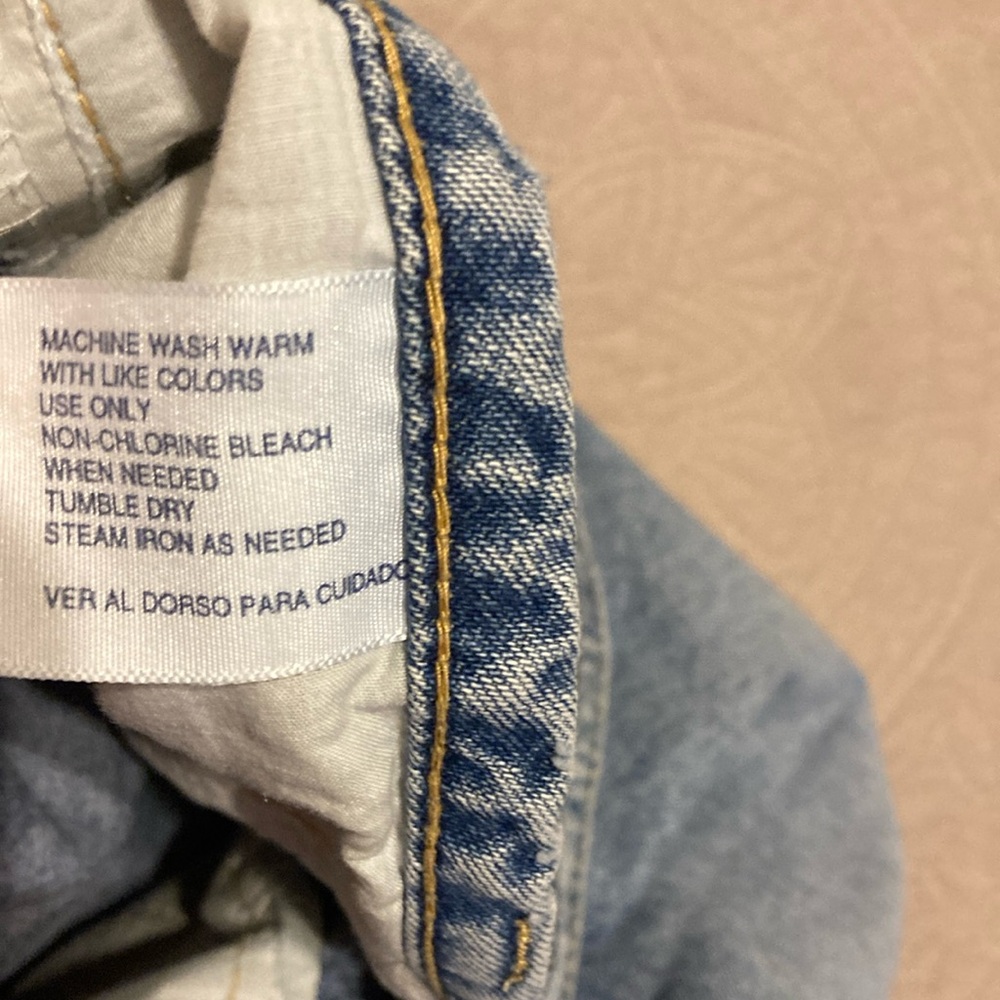 Vintage classic Light Blue embroidery pants - Picture 5 of 5